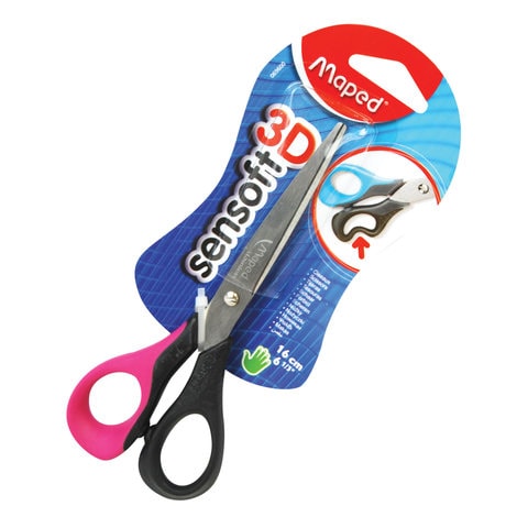 Sensoft Left-Handed Scissors with Flexible Handles 6.33″ – Maped Helix USA