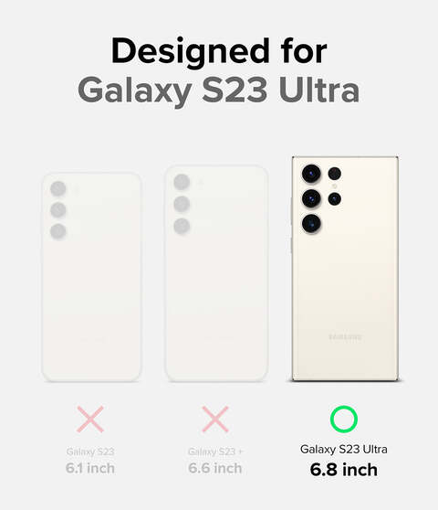 Ringke - Samsung Galaxy S23 Ultra 5G Case (2023)   Onyx Series   Dark Green