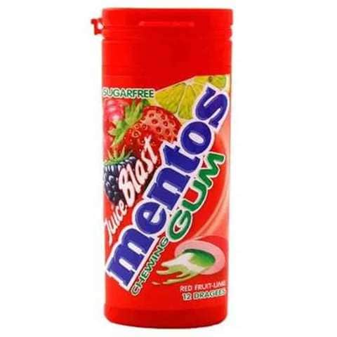 Mentos Gum Juice Blast Fruit 26 Gram