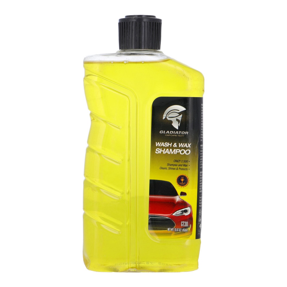 Gladiator Car Care Tech Wash & Wax Shampoo 450 ml