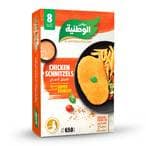 Buy Alwatania Poultry Chicken Schnitzel Super Crunchy 650g in Saudi Arabia
