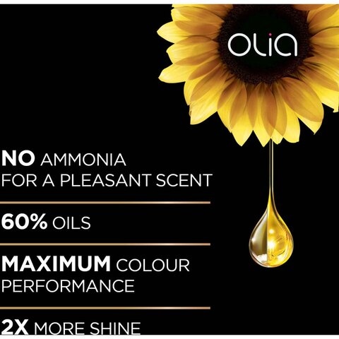 Garnier Olia No Ammonia Permanent Hair Colour 1.0 Deep Black