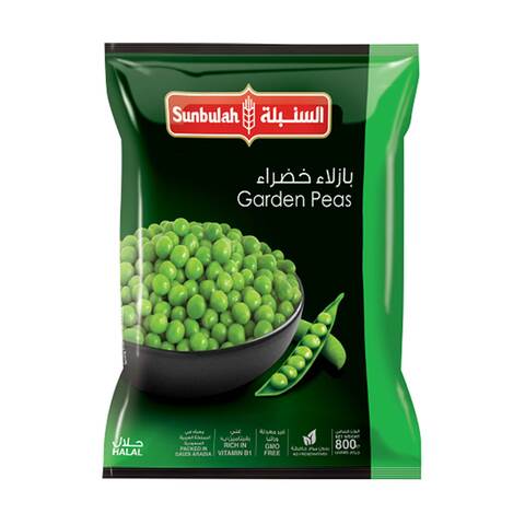 Buy Sunbulahgarden Peas 800g in Saudi Arabia