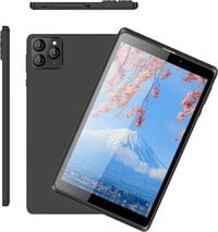 C idea 8-Inch Smart Tablet PC Android Tab IPS Display Prefixed Eye Protect Tempered Glass Single SIM 5G LTE WiFi Zoom And Tiktok Supported CM818 With Protective Case (Black)