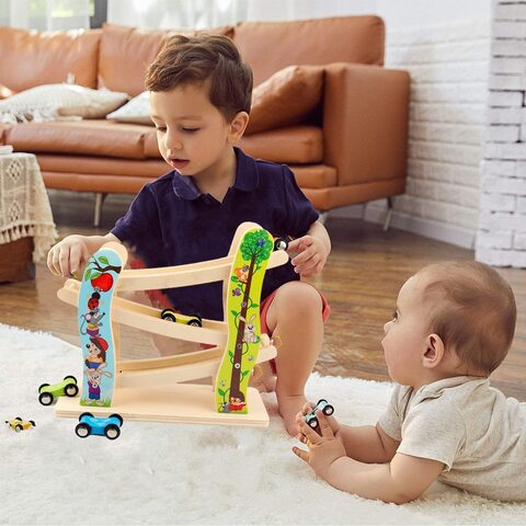 Car race cheap track toy toddler