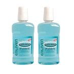 Buy ENLIVEN COOL MINT MOUTHWASH 500MLX2@35%OF in Kuwait