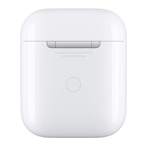 Apple AirPods 2nd generation earbuds with charging case, bluetooth, built-in microphone, White
