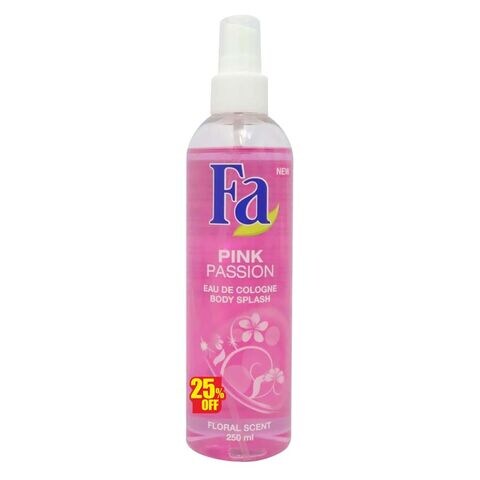 Fa Pink Passion Body Splash - 250 ml Online - Shop Beauty & Care on Egypt