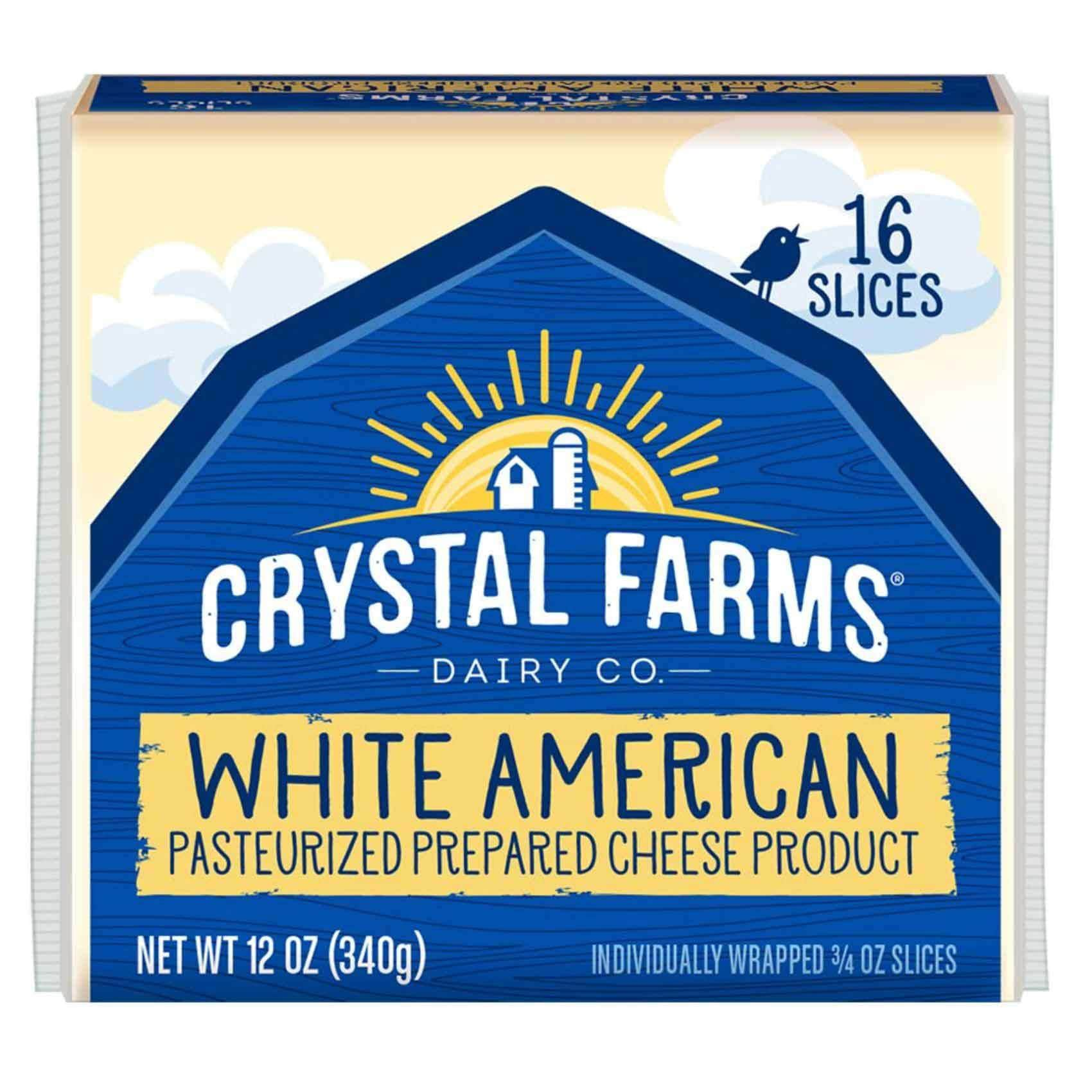 Buy Crystal Farms American White 16 Single 341g Online Shop Fresh Food On Carrefour Uae