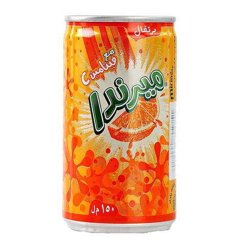 Mirinda Orange, Carbonated Soft Drink, Cans, 150ml