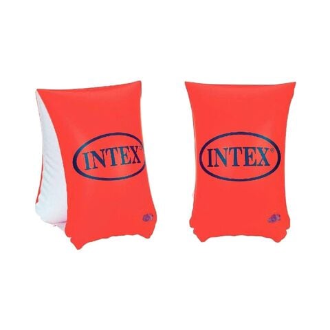 Intex Deluxe Arm Bands 58641 Large Orange 30x15cm Pack of 2