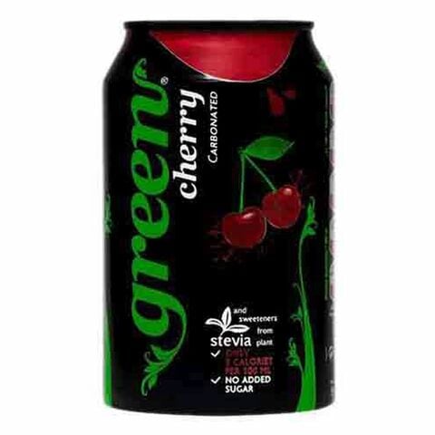 Green Cola Cherry Flavoured Carbonated Soft Drink 330ml