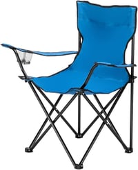 Rubik Folding Beach Chair Foldable Camping Chair with Carry Bag for Adult, Lightweight Folding High Back Camping Chair for Outdoor Camp Beach (Royal Blue)