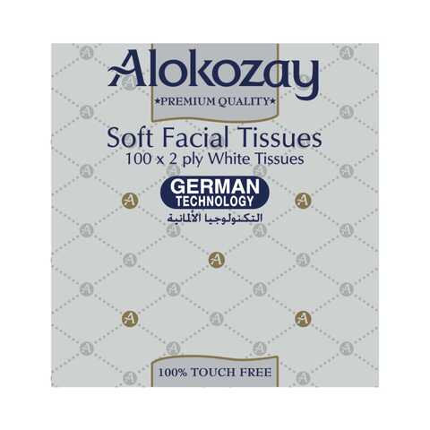 Alokozay 2 Ply Soft Facial Tissue 100 Sheets