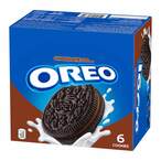 Buy Oreo 6 Cookies Chocolate Cream Filled - 55.2 gram - 12 Pieces in Egypt