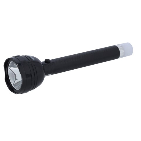 Krypton Rechargeable LED Torch, 3W LED KNFL5163 - 14 Hours Working Time, 4pcs LED Lamp, 2x1200mAh, Long Distance Range, Powerful Torch For Indoor &amp; Outdoor Activities