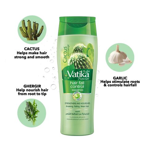 Vatika Naturals Hair Fall Control Cactus And Ginger Shampoo 200ml