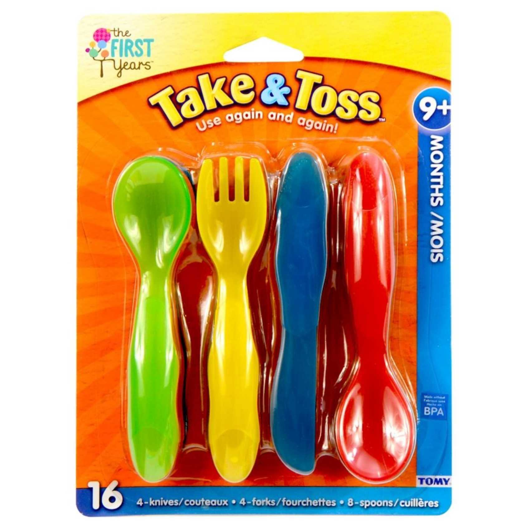 The First Years Take & Toss Infant Spoons 16 pk