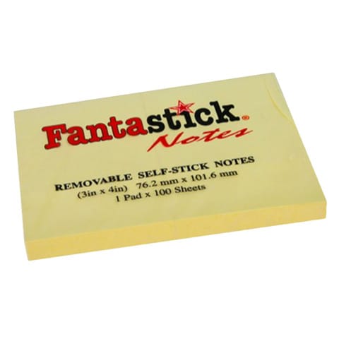 Fantastick Sticky Note Paper 100 Sheets
