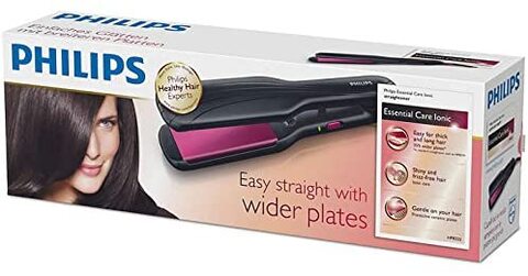 Buy Philips Essential Care 1,75-Inch Extra Wide Hair Straightener, Ionic  Care, 210Â°C Styling Temperature, 3 Pin, Hp8325/13, 2 Years  Warranty Online - Shop Beauty & Personal Care on Carrefour UAE