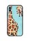 Theodor - Protective Case Cover For Apple iPhone XS Giraffe Art