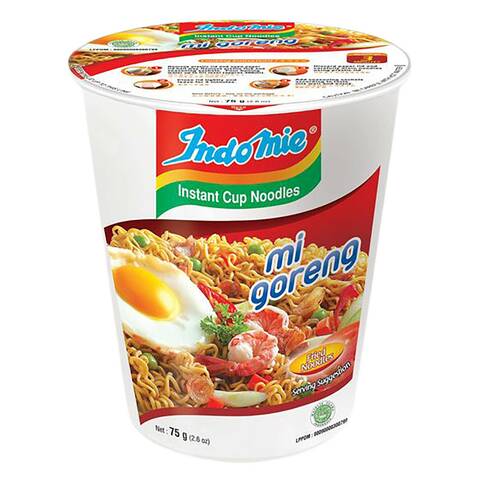 Indomie Mi Goreng Instant Fried Cup Noodles 75g