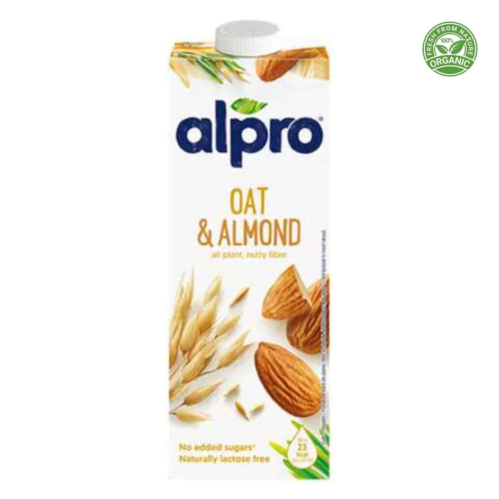 Buy Alpro Oat Almond Drink 1l Online - Shop Bio Organic Food On Carrefour Uae