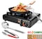 Camping Stove-Portable Gas Stove with 4 pcs Butane gas Catridge-Two way