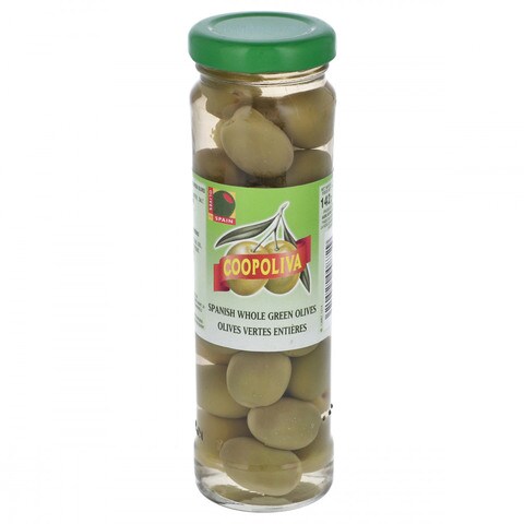 Coopoliva Spanish Whole Green Olives 142 gr