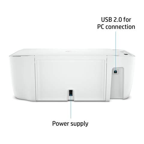 HP Deskjet 2710 Printer Print copy scan - White [5AR83B]