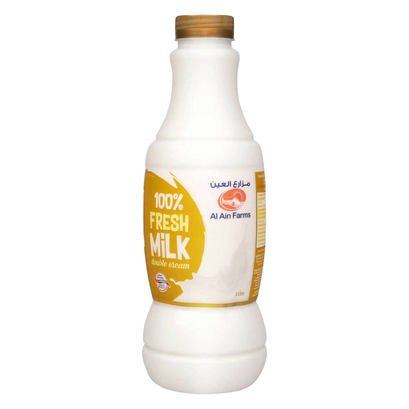 Buy Al Ain Fresh Double Cream Milk 1L Online Shop Fresh Food on