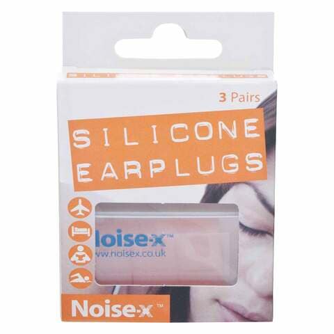 Noise-x Earplugs Silicone 3 Pieces