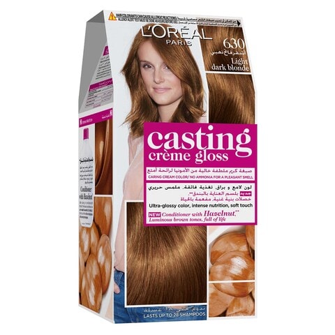 L'Oréal Paris Casting Creme Gloss Hair Colour 630 Caramel
