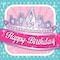 Princess Party Lunch Napkins 3-Ply Hpy Bday