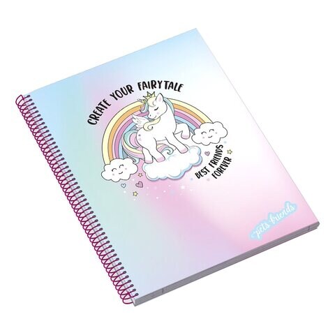 Ambar Pets Friends Themed 22 A5 Notebook Multicolour