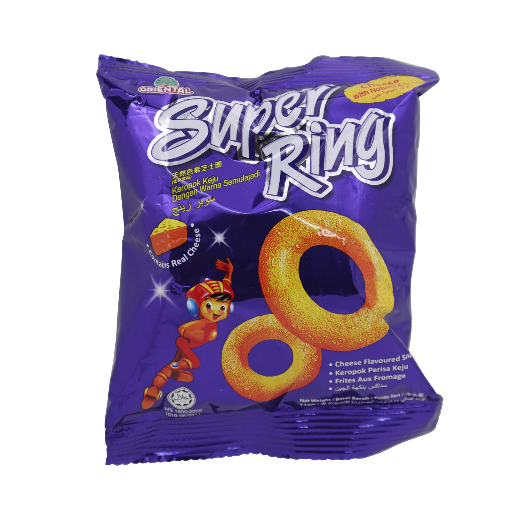 Buy Oriental Super Ring Cheese Flavoured Snack 14g Online Shop Food Cupboard On Carrefour Uae
