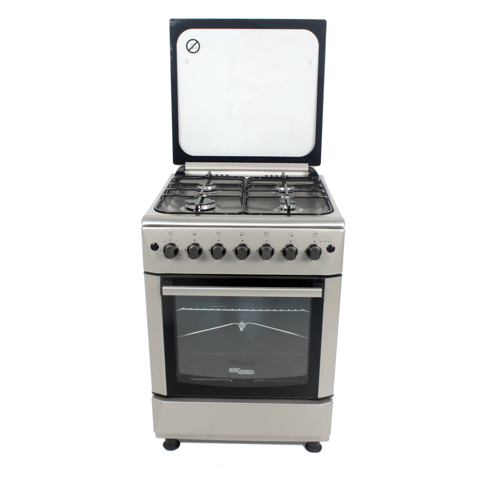 Buy Super General 60x60 Cm Gas Cooker Sgc6480 Online Shop Electronics Appliances On Carrefour Uae