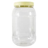 Sunpet Plastic Storage Jar Clear/Yellow 2L
