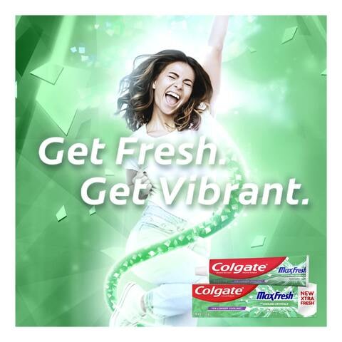Colgate Max Fresh Clean Mint Fresh Breath Toothpaste 75ml Pack of 4