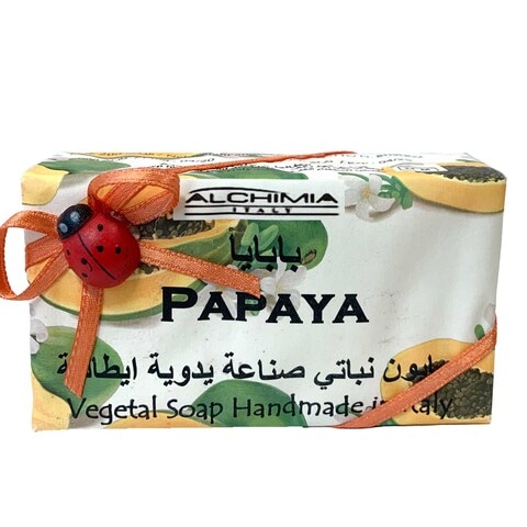Alchimia Papaya Vegetal Soap Multicolour 200g