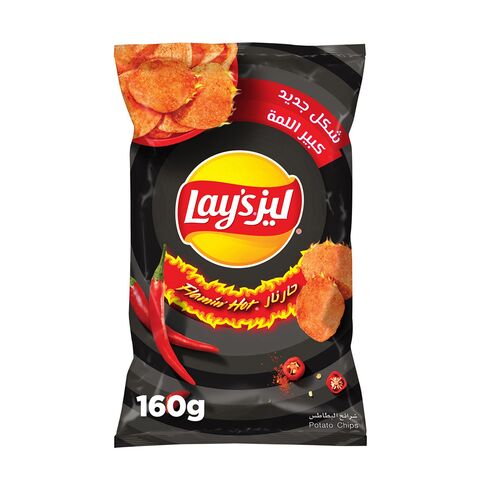 Lay&#39;s Flaming Hot Potato Chips, 165g
