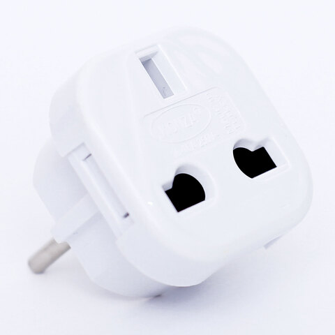 Best Plug Adaptor Uk To Eu - White