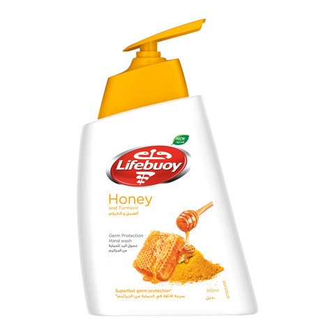 Lifebouy Antibacterial Hand Wash Honey &amp; Turmeric 500ml