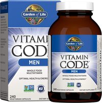 Garden Of Life Vitamin Code Whole Food Multivitamin For Men, 240 Capsules