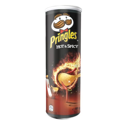 Buy Pringles Hot And Spicy Chips 165g Online - Shop Food Cupboard on ...