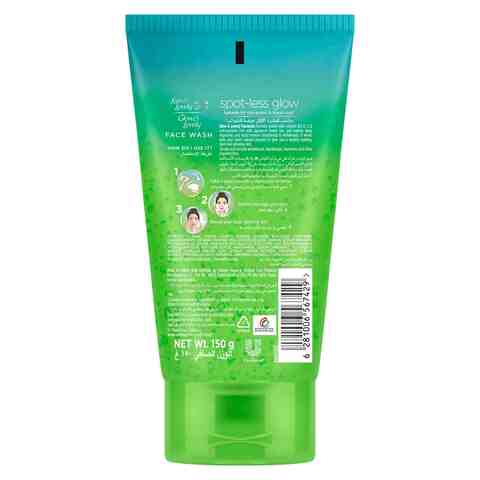 Glow &amp; Lovely Formerly Fair &amp; Lovely Face Wash With Japanese Green Tea Spotless Glow To Reduce Spots And Blemishes 150ml