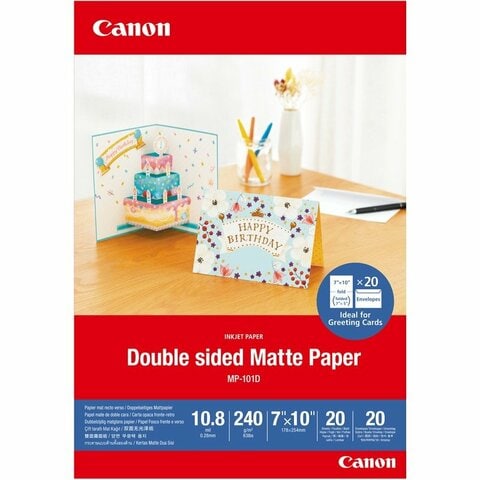 Buy Canon Mp-101D Matte Paper 7X10 Papers in UAE