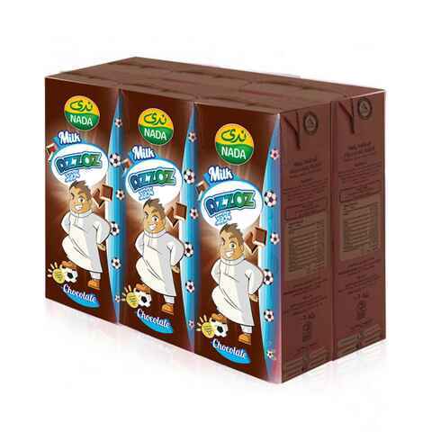 Buy NADA AZZOZ CHOCO MILK 200MLX6 in Kuwait