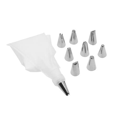 RK ICING BAG SET WITH 8 NOZZLES