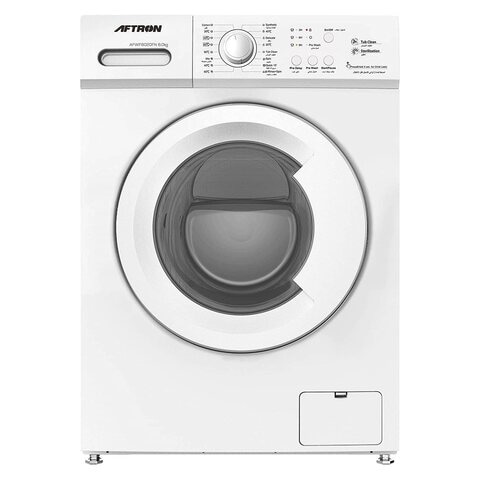 Aftron Front Loading Washing Machine 6kg AFWF6020FN White (Plus Extra Supplier&#39;s Delivery Charge Outside Doha)